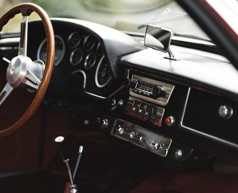 Interior of a car